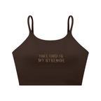 Spaghetti Strap Yoga Sports Bra